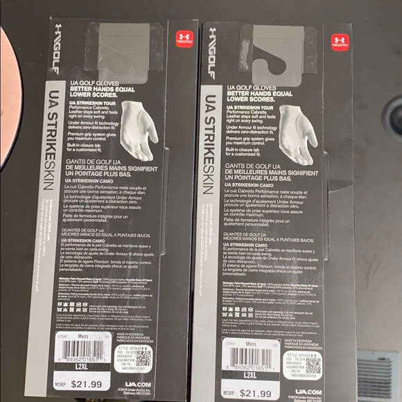 Leather golf gloves - Picture 2 of 4